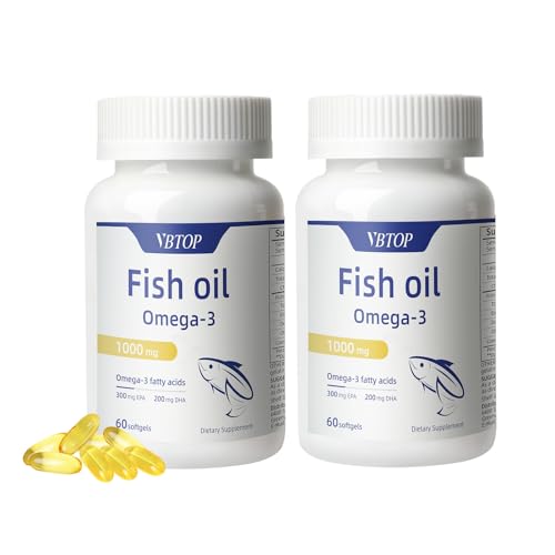 Concentrated Omega 3 Fish Oil Supplement - 1000 mg Per Serving