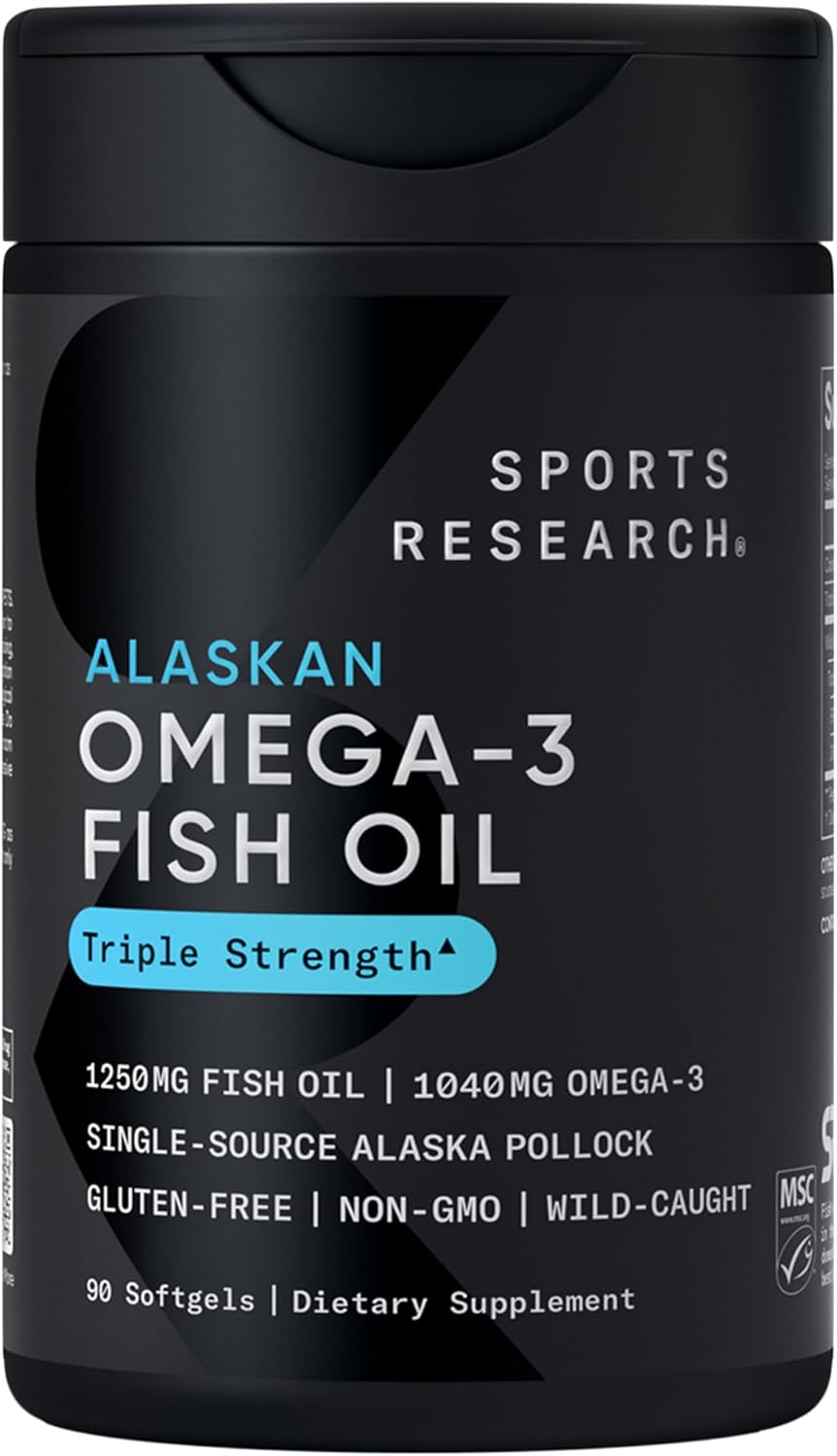 Sports Research® Omega-3 Fish Oil 1250
