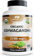 NaturaLife Labs Organic Ashwagandha 2100 mg