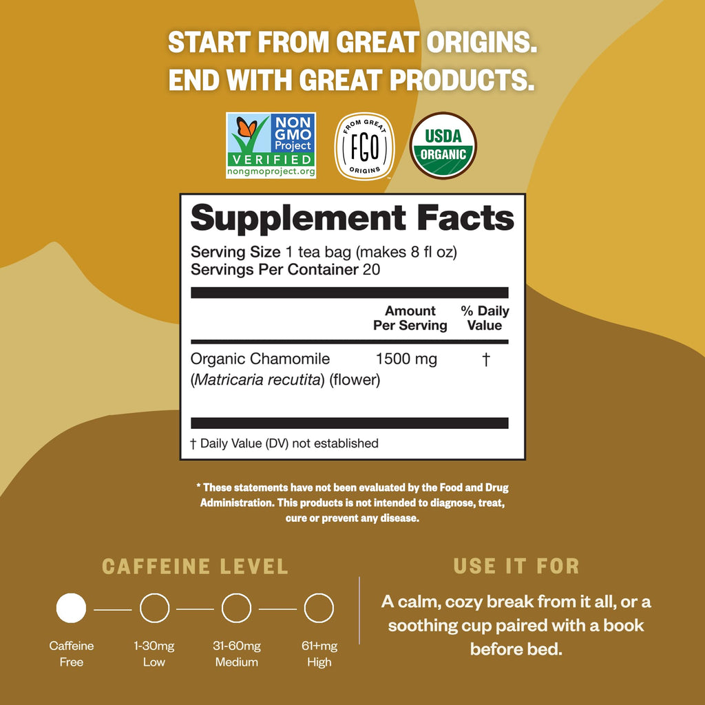 FGO Organic Ashwagandha Tea