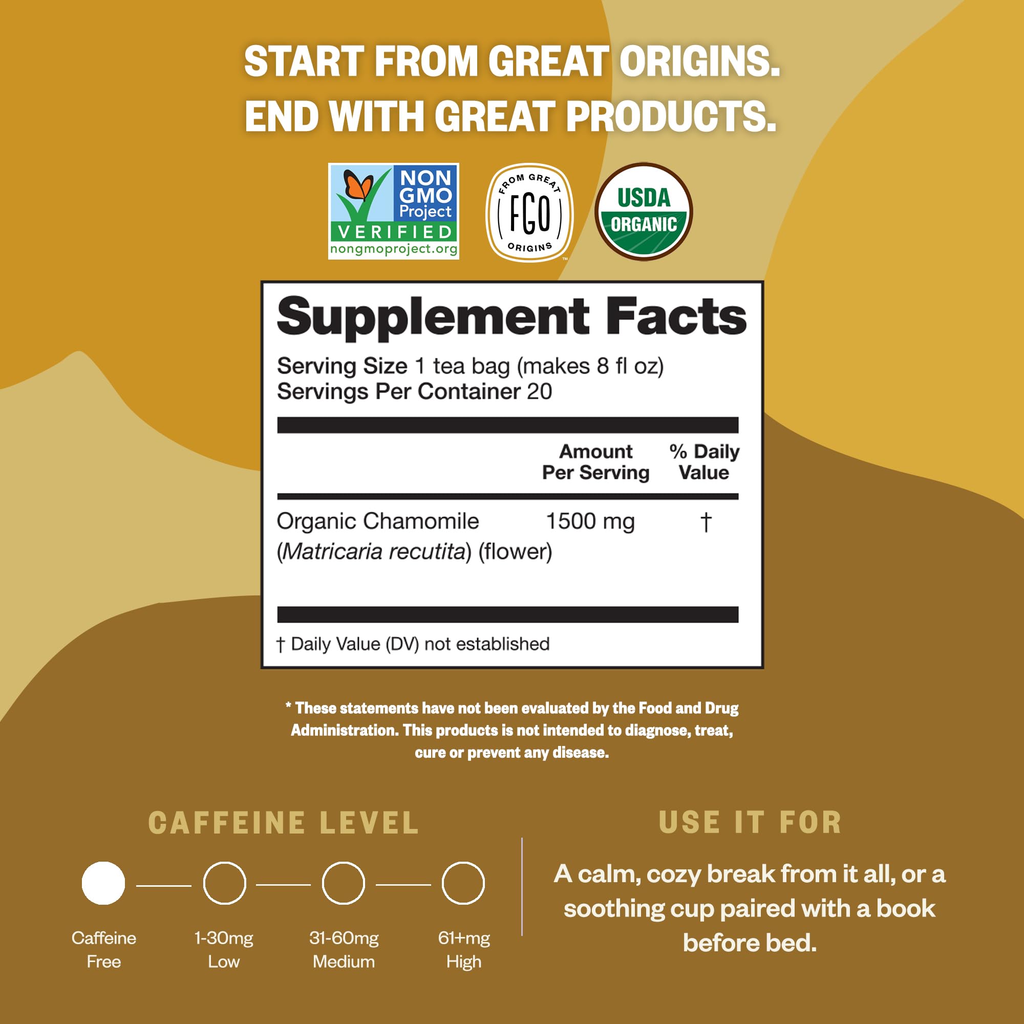 FGO Organic Ashwagandha Tea