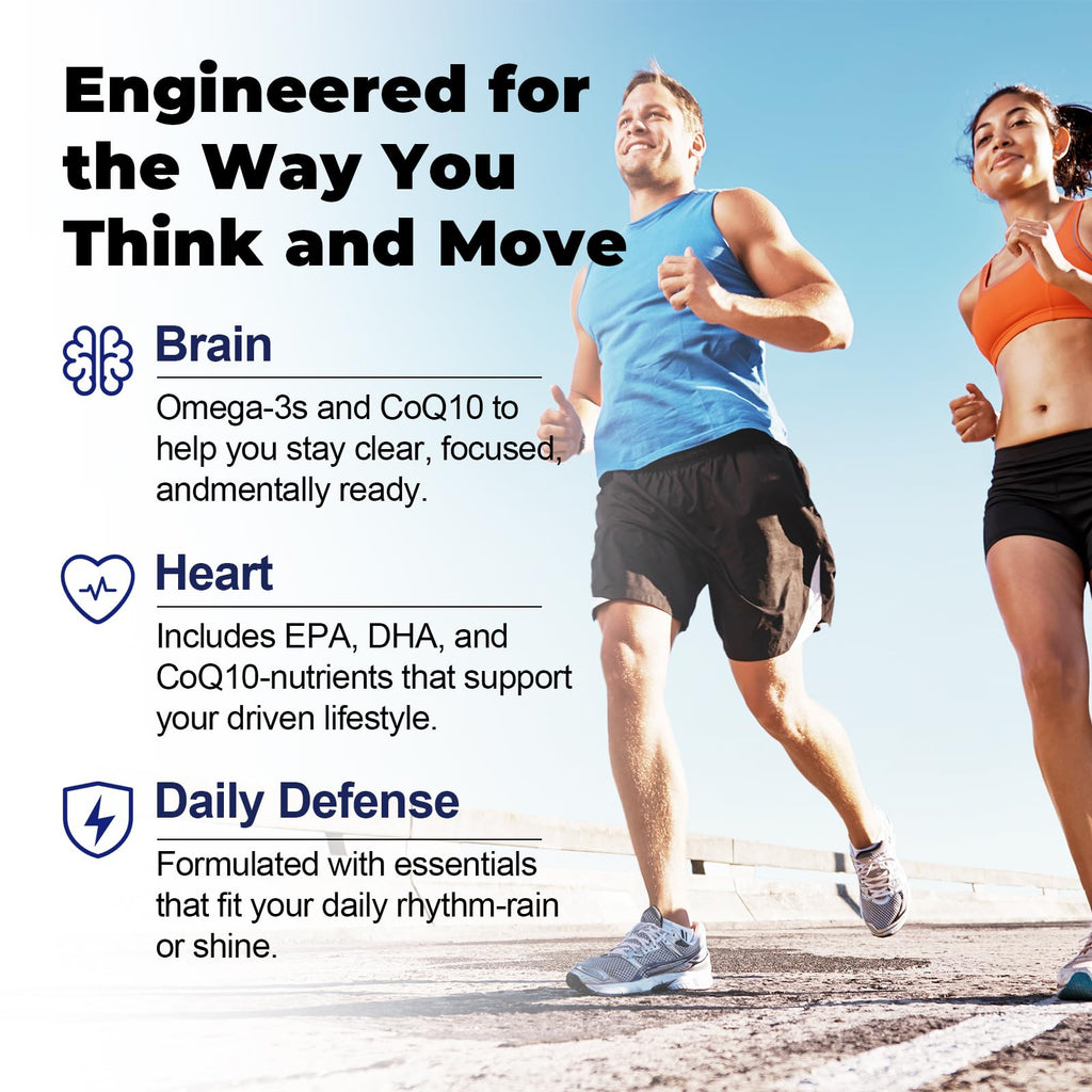 Concentrated Omega 3 Fish Oil Supplement - 1000 mg Per Serving