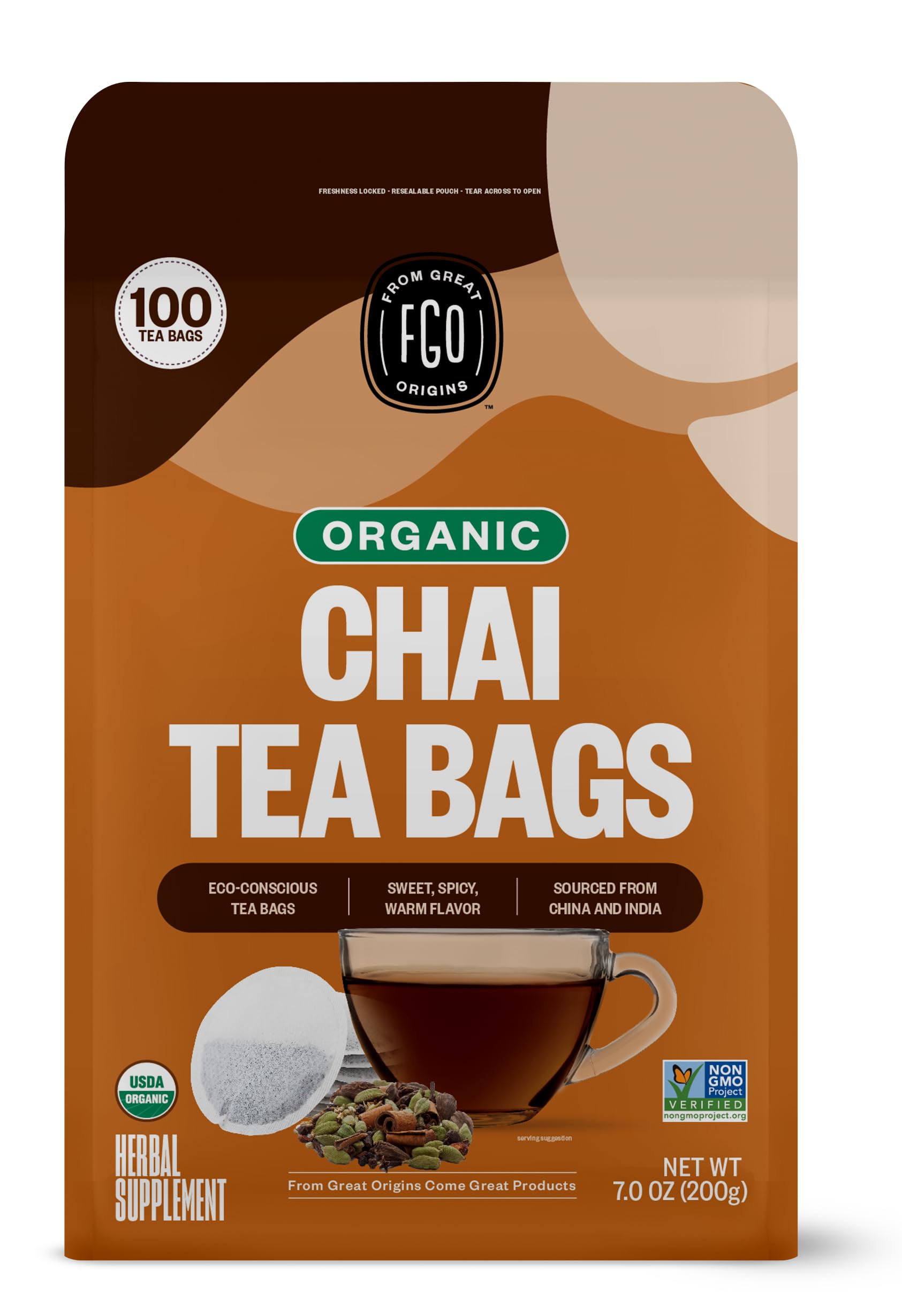 FGO Organic Ashwagandha Tea