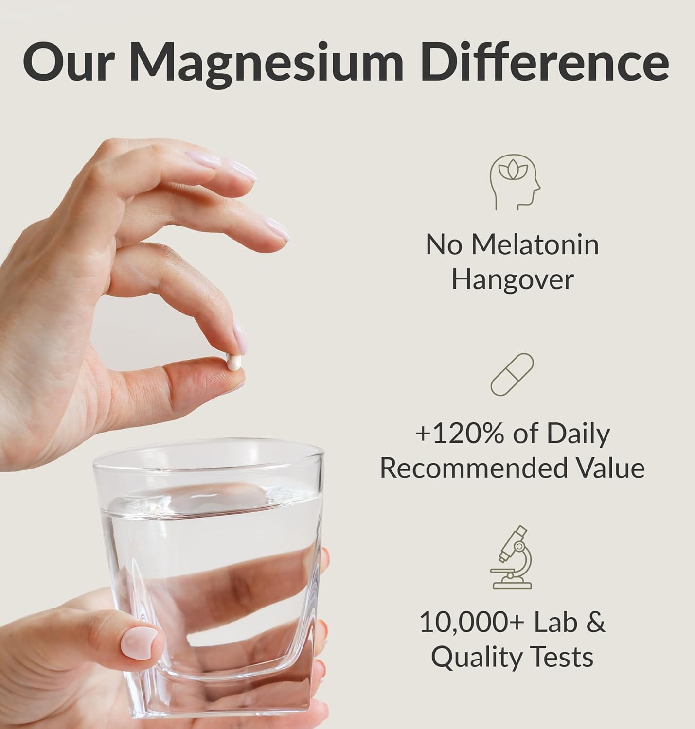 BIOptimizers Magnesium Breakthrough Supplement with 500mg