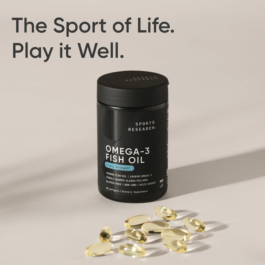 Sports Research® Omega-3 Fish Oil 1250