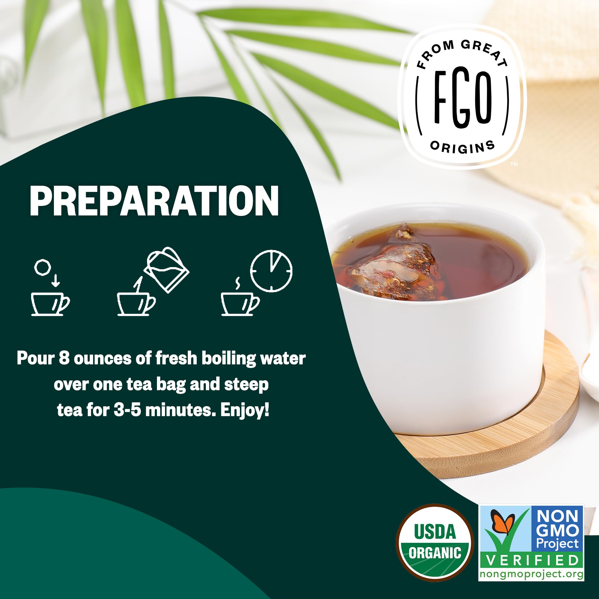 FGO Organic Ashwagandha Tea