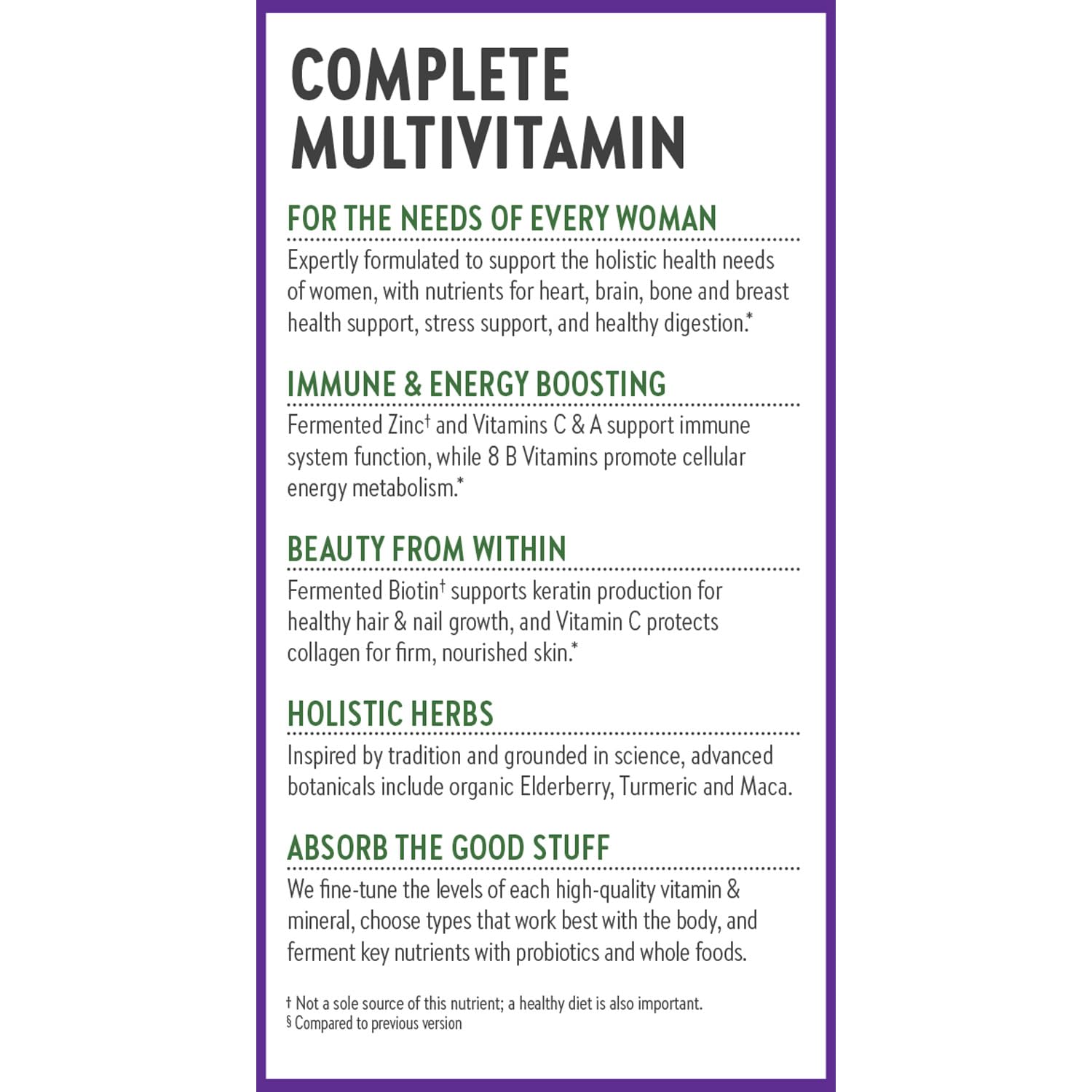 New Chapter Women's Multivitamin for Immune