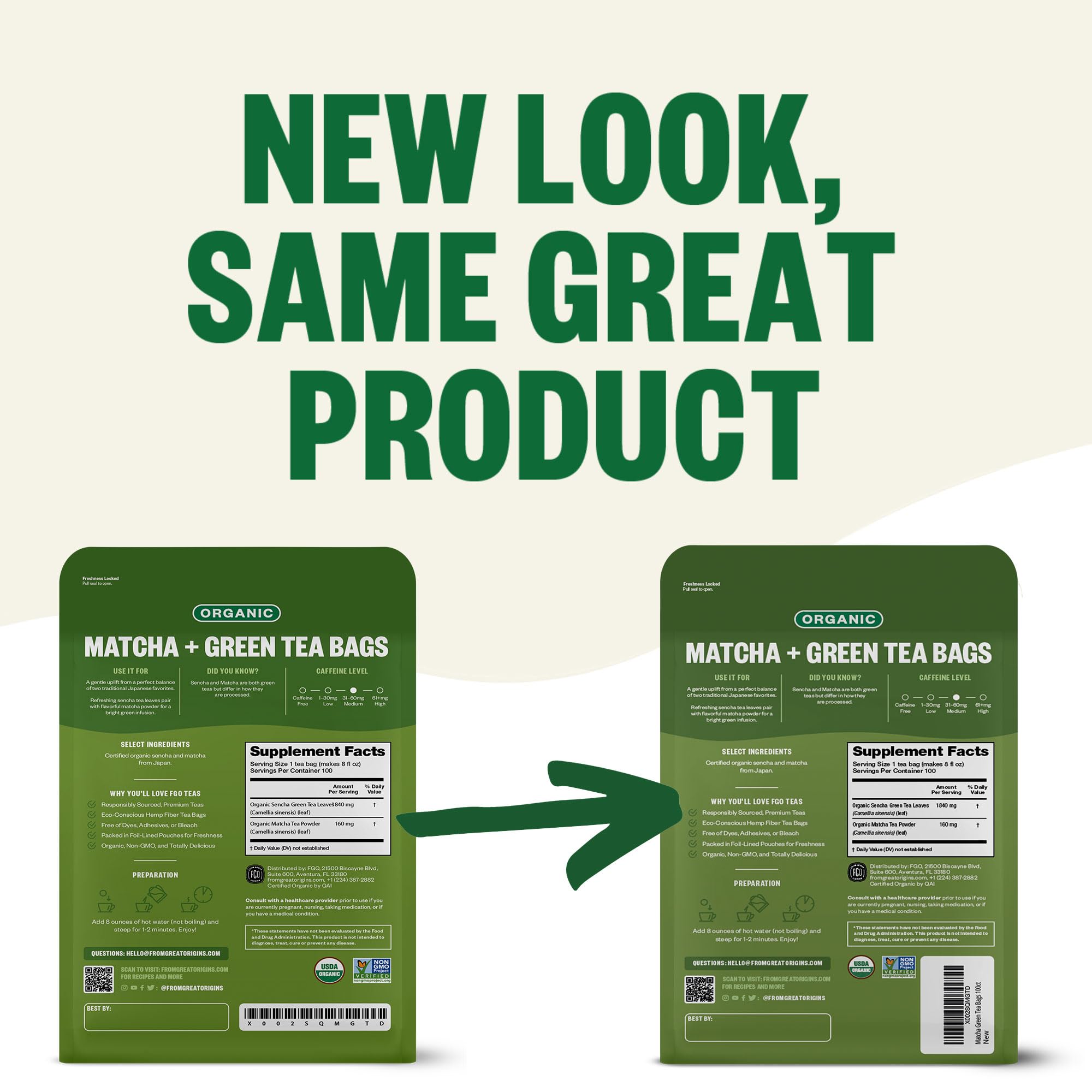 FGO Organic Ashwagandha Tea