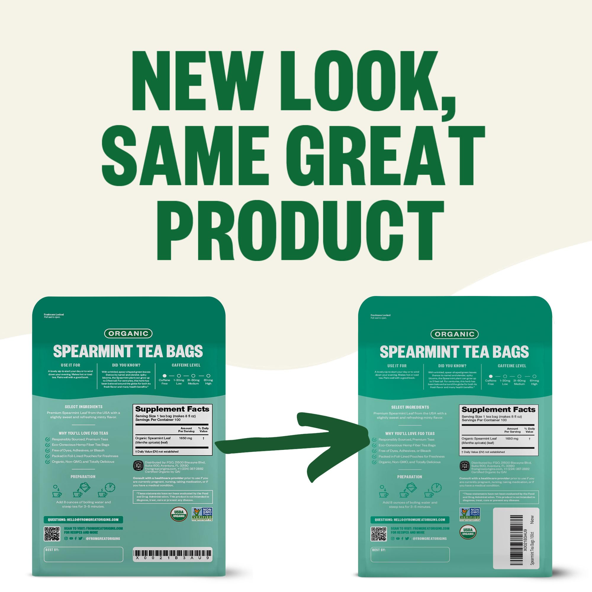 FGO Organic Ashwagandha Tea