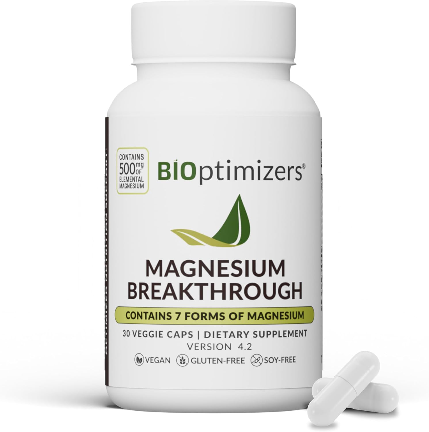 BIOptimizers Magnesium Breakthrough Supplement with 500mg