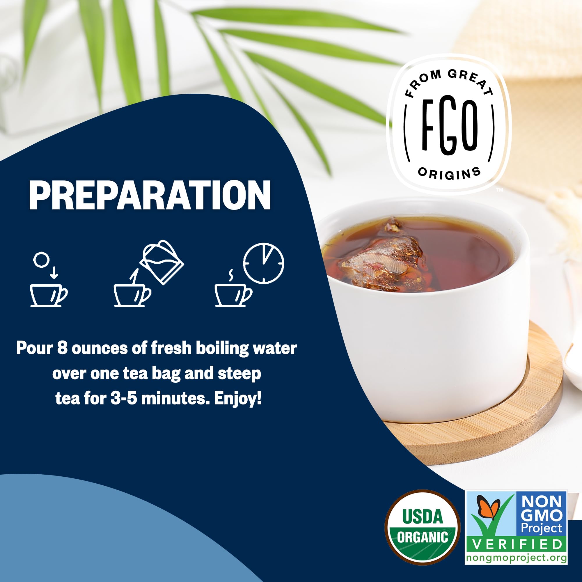 FGO Organic Ashwagandha Tea