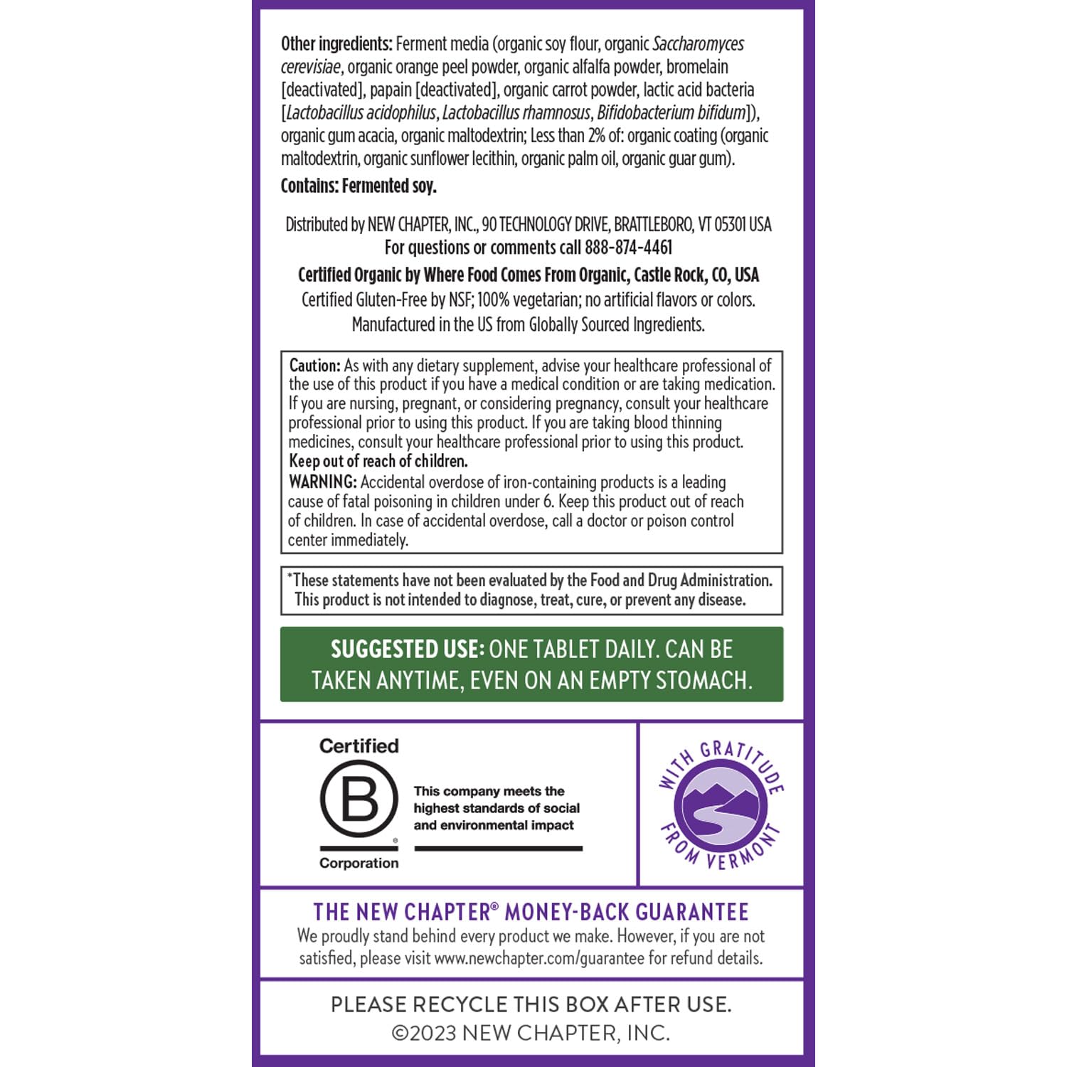 New Chapter Women's Multivitamin for Immune