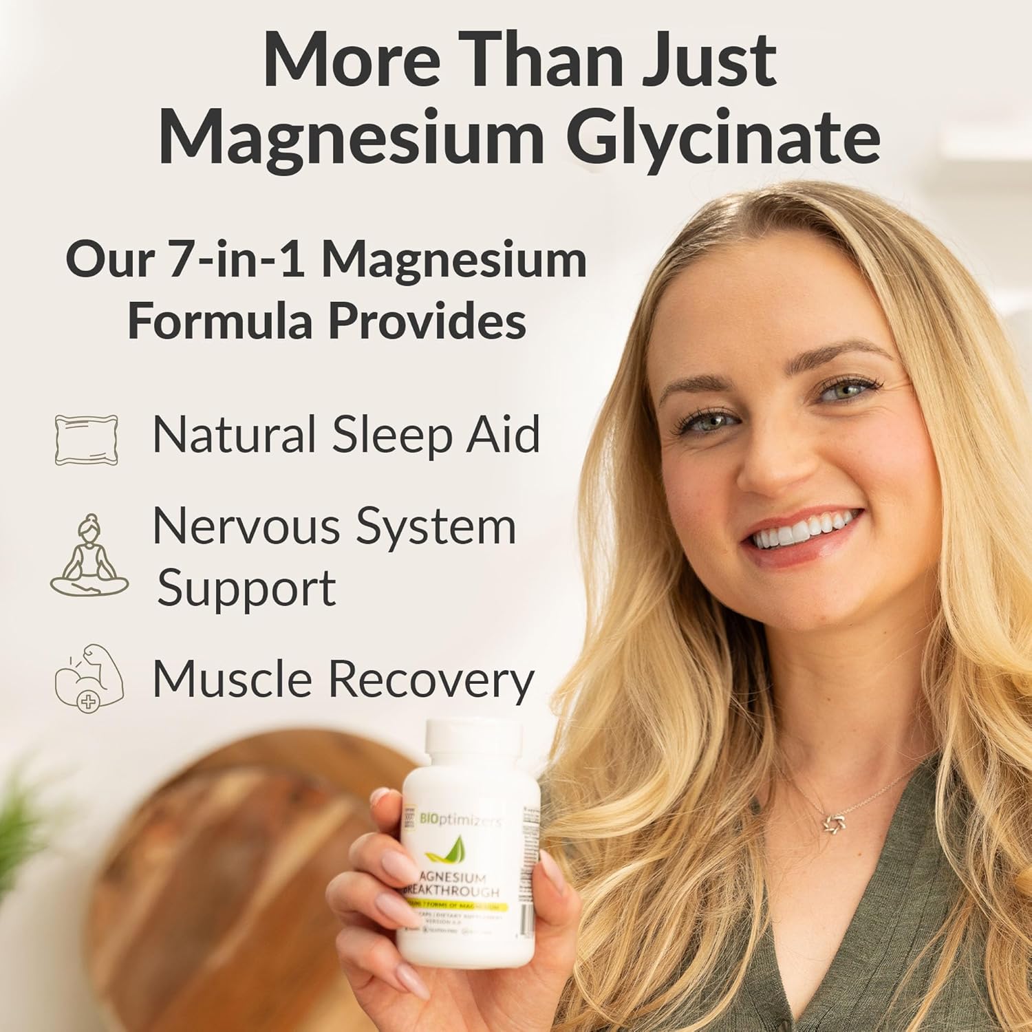 BIOptimizers Magnesium Breakthrough Supplement with 500mg