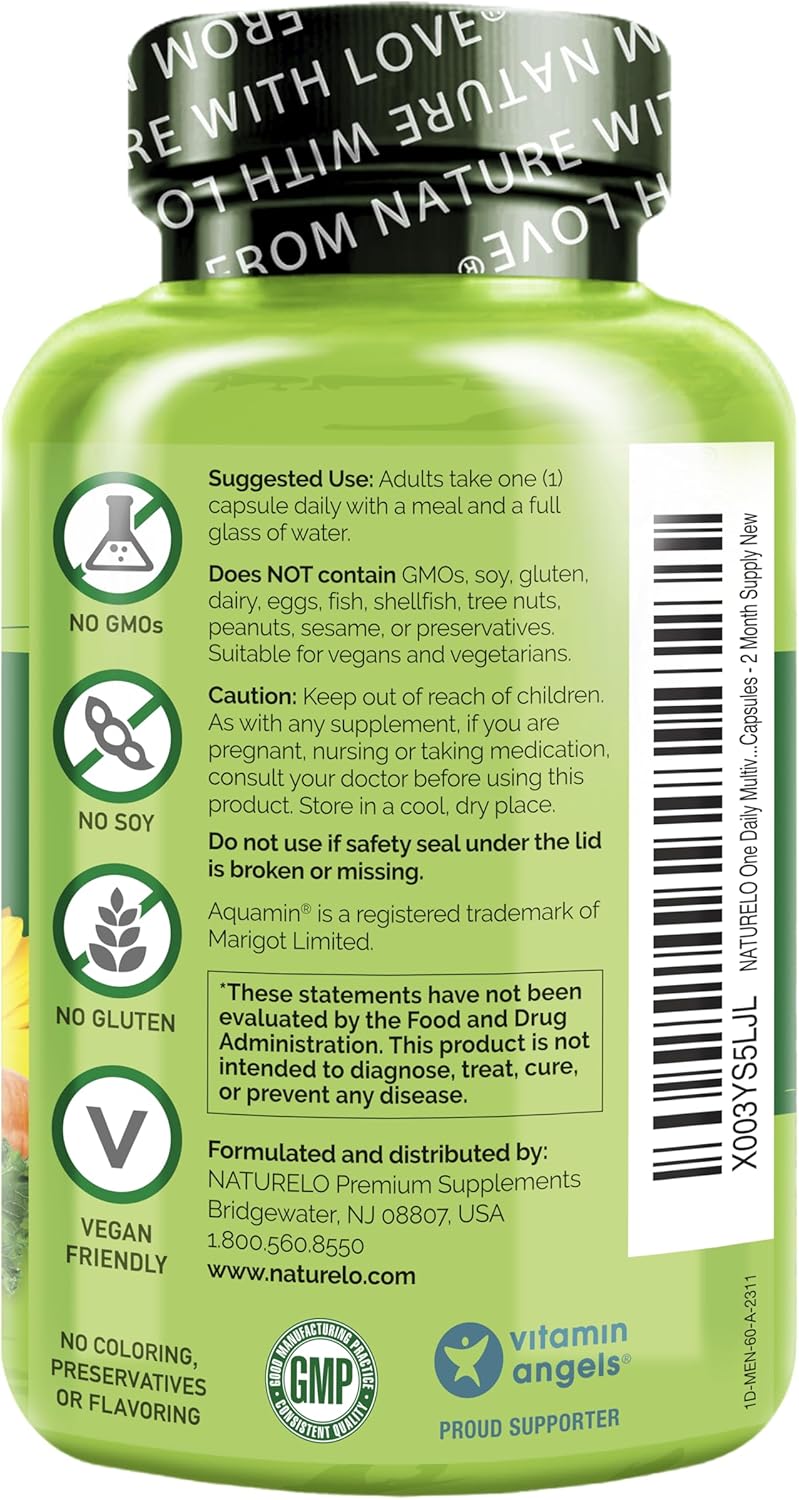 NATURELO Mens Multivitamins