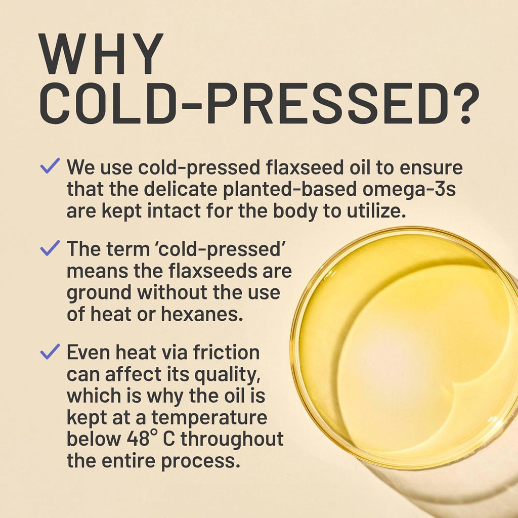 NatureWise Flaxseed Oil 1,242 mg, Fish Free Omega 3 6 9 with 720mg ALA