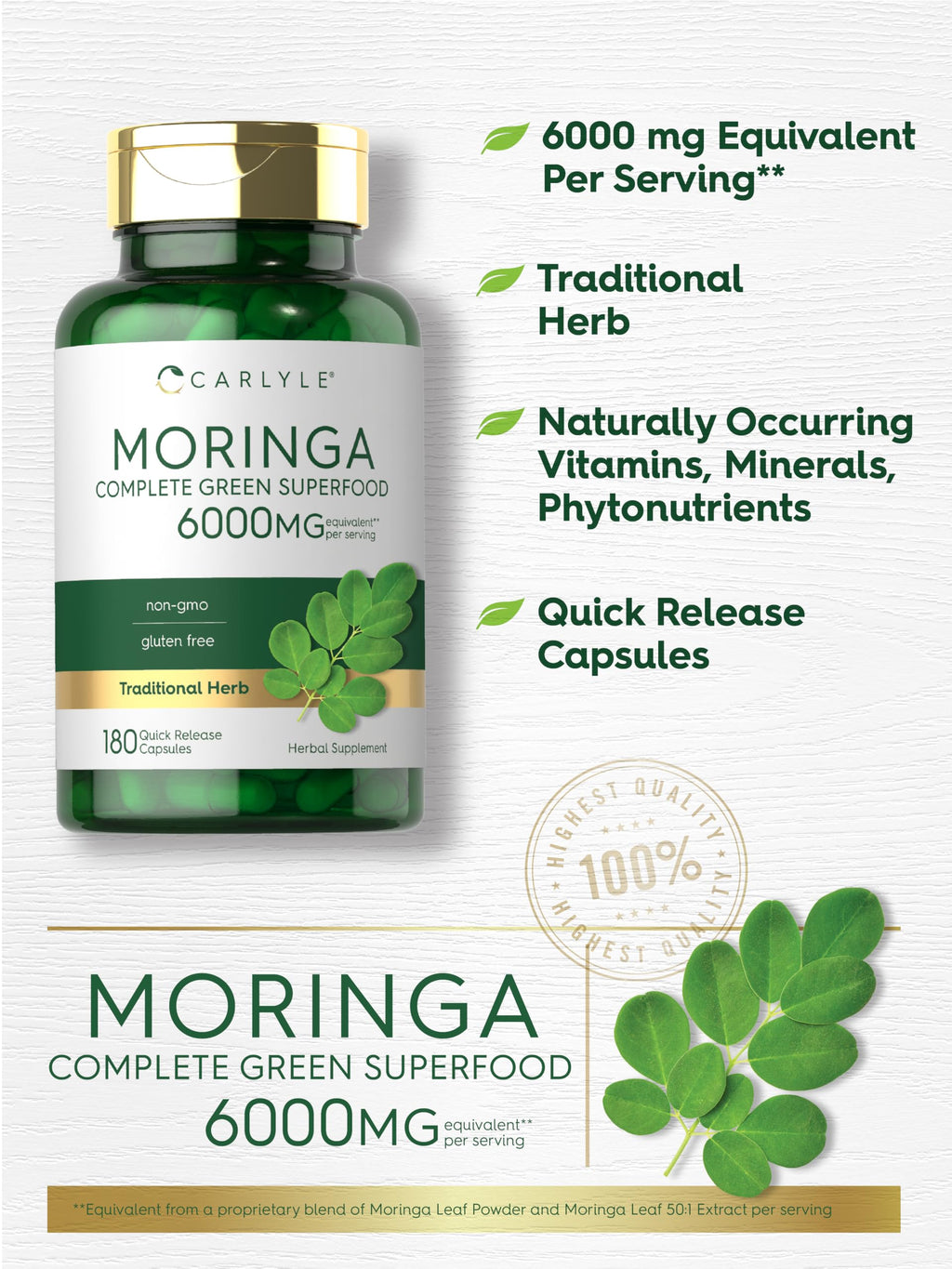 Carlyle Moringa Oleifera