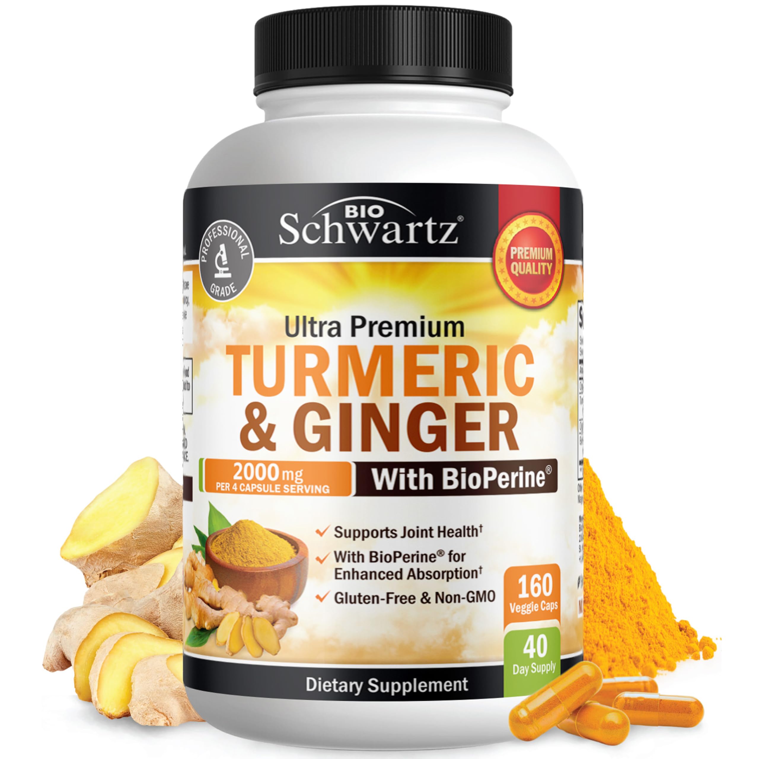 Turmeric Curcumin with Black Pepper Extract 1500mg