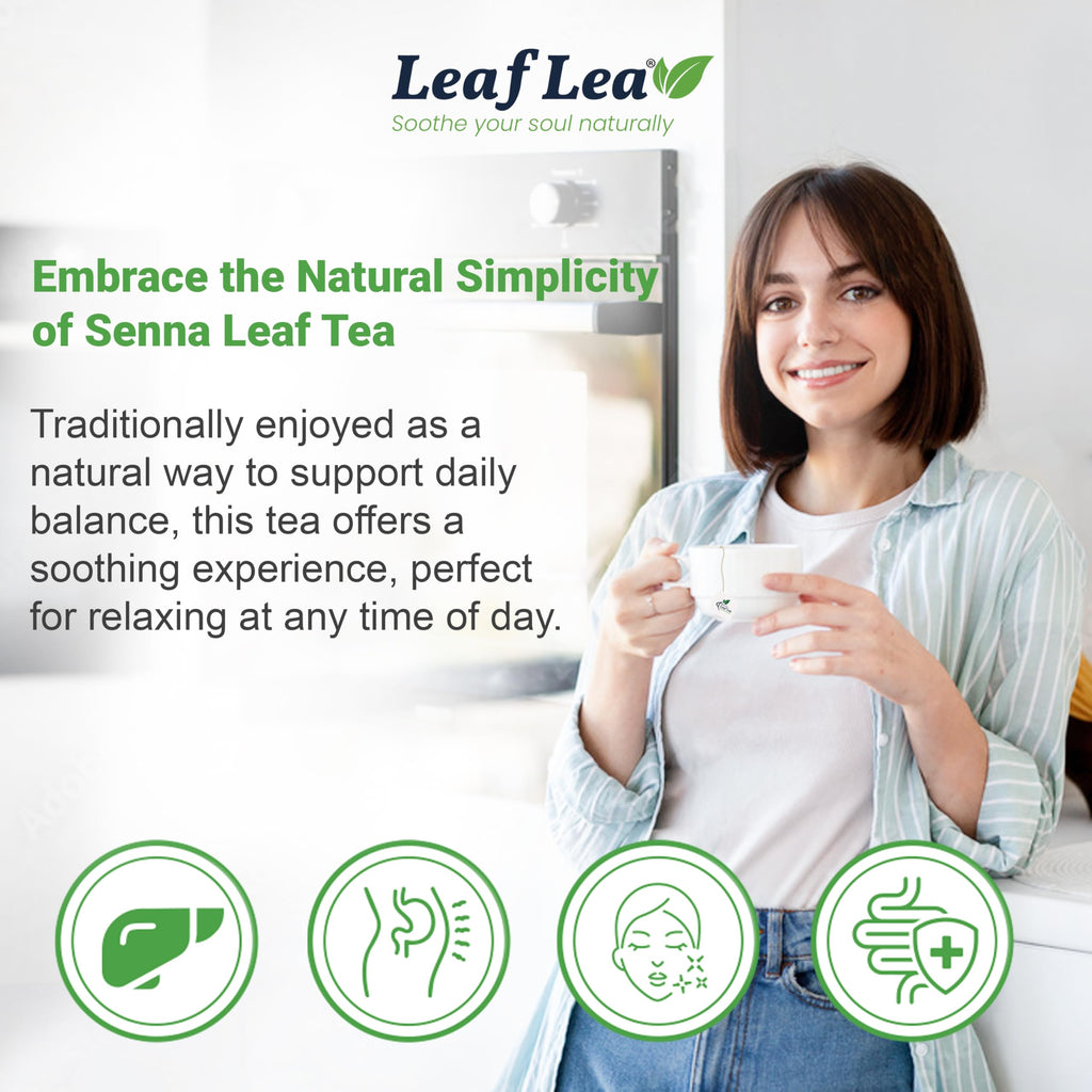 LeafLea 40 Turmeric Ginger Cinnamon Tea Bags, 100% Natural Ingredients Herbal Tea