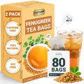 LeafLea 40 Turmeric Ginger Cinnamon Tea Bags, 100% Natural Ingredients Herbal Tea