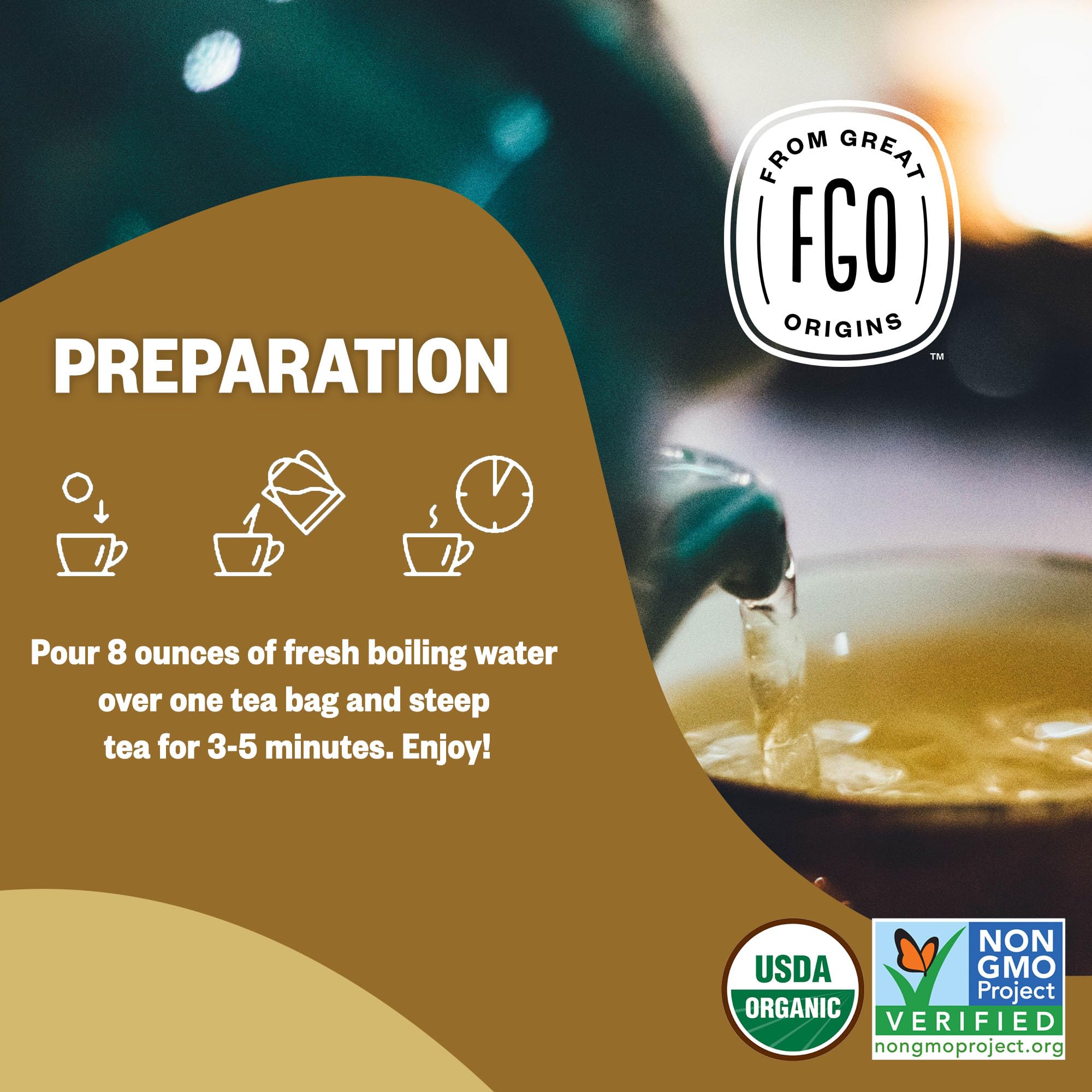 FGO Organic Ashwagandha Tea