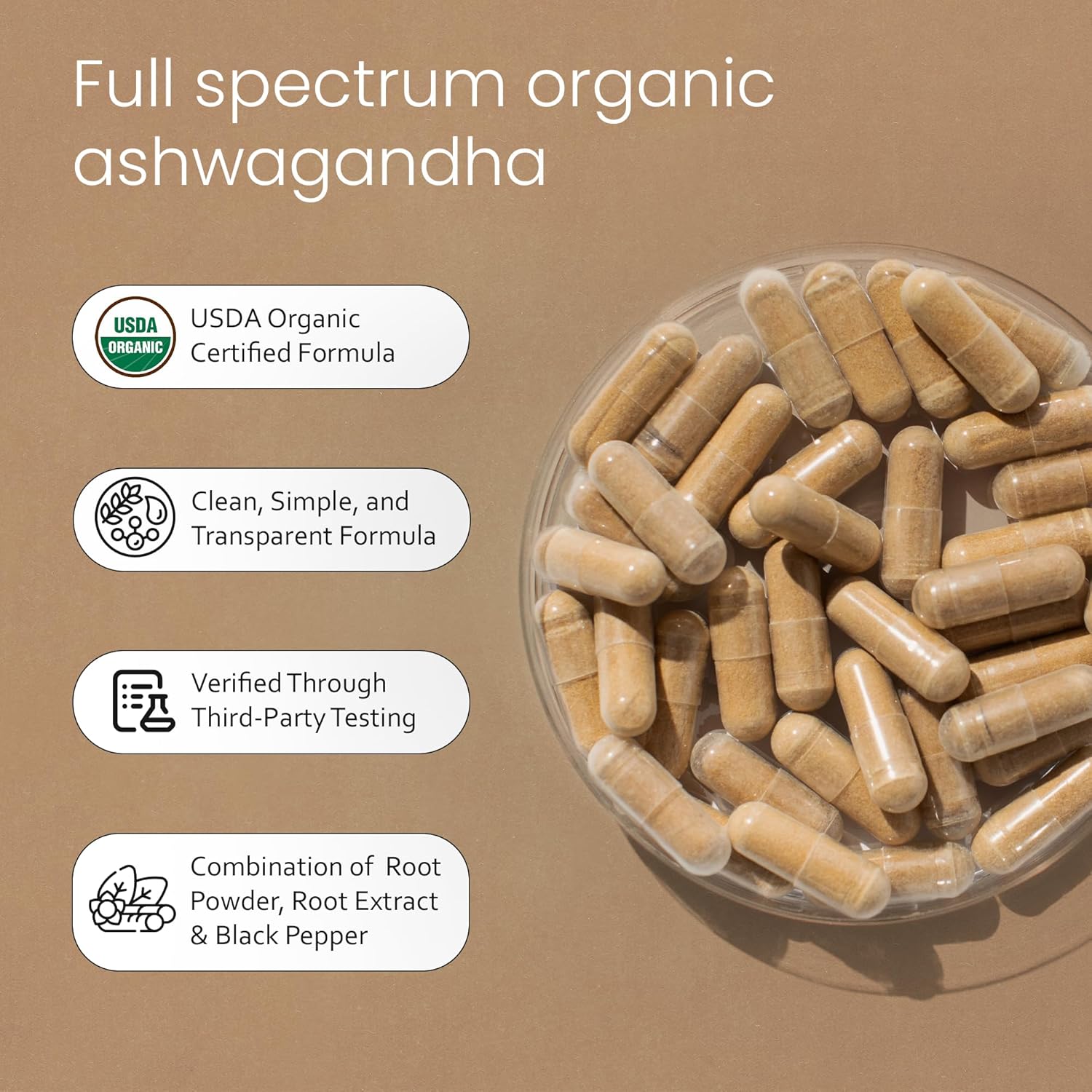 NaturaLife Labs Organic Ashwagandha 2100 mg