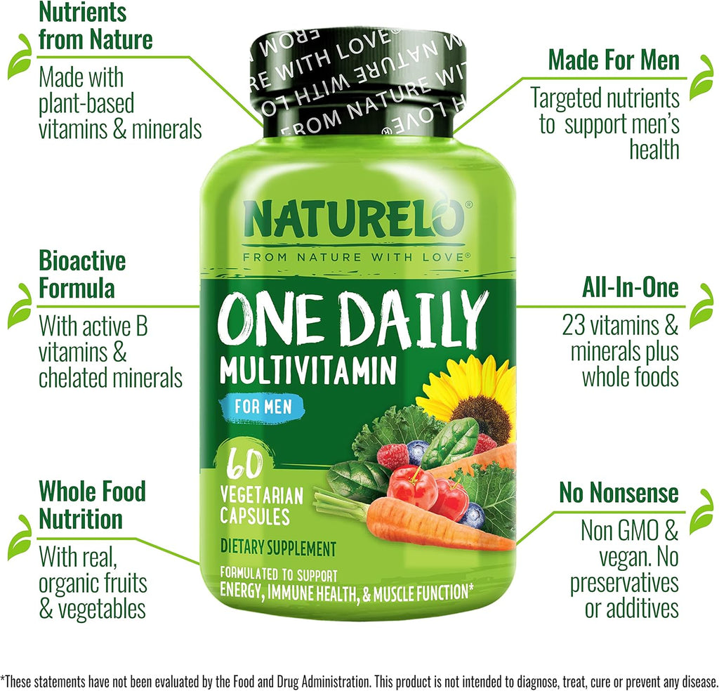 NATURELO Mens Multivitamins
